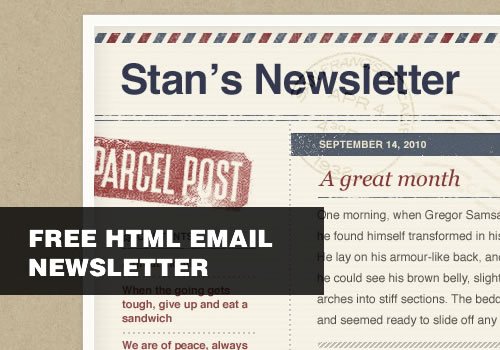 Free HTML Email Newsletter Templates with PSDs | Smashing Wall