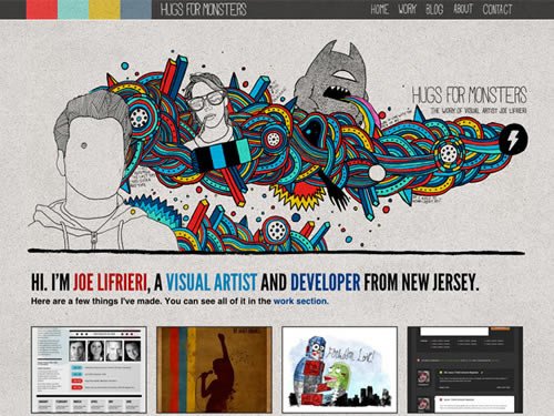 illustration in web design