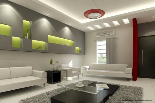 3d Interior design scenes