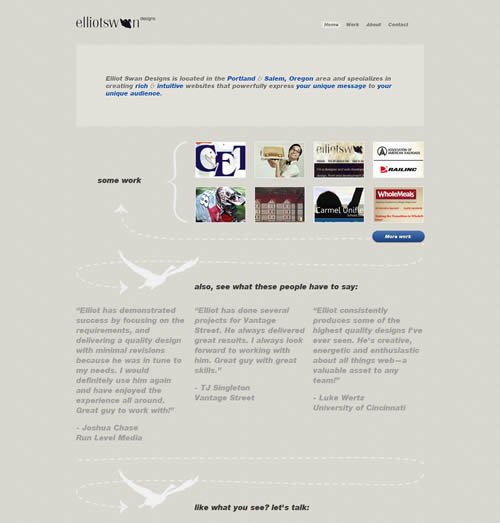 awesome html5 portfolio websites