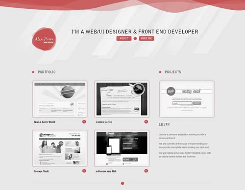 awesome html5 portfolio websites