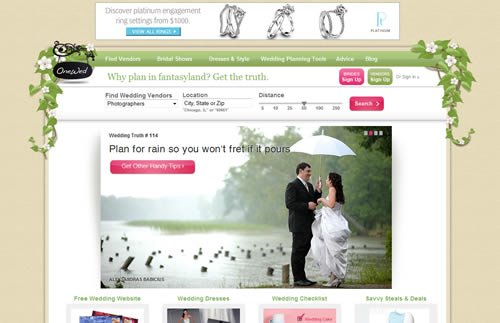 wedding planning websites