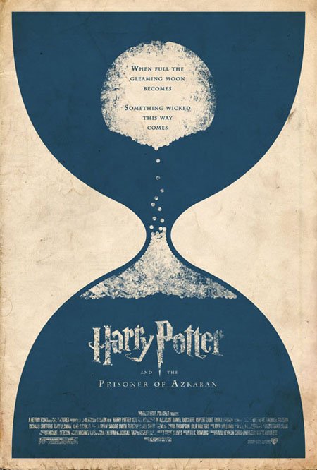 Harry Potter and the Prisoner of Azkaban retro movie poster