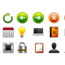 18 vector web icons (PSD & PNG)